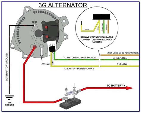 Wiring Diagram 3 Wire Power Max Alternator 1800015